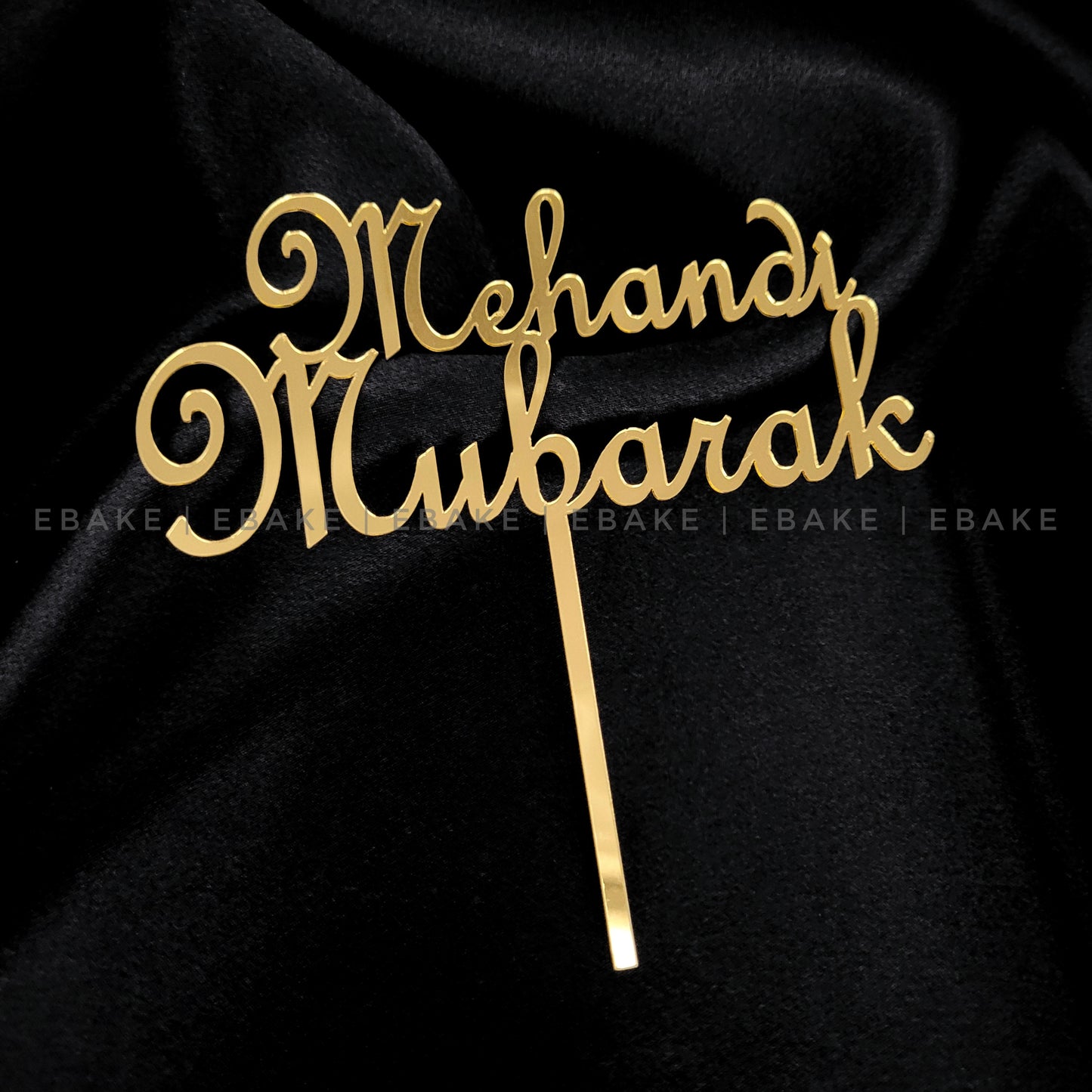 Mehandi Mubarak Cake Topper