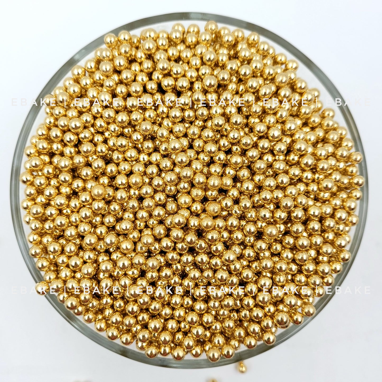 Imported Golden Pearl Sprinkles 4 mm Sugar Balls A296