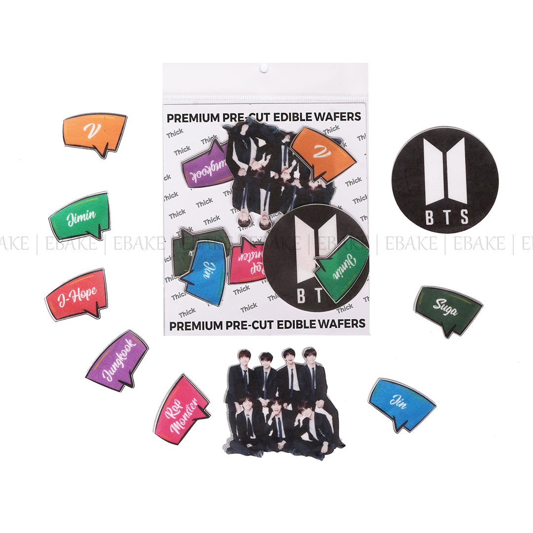 BTS Theme Edible Topper
