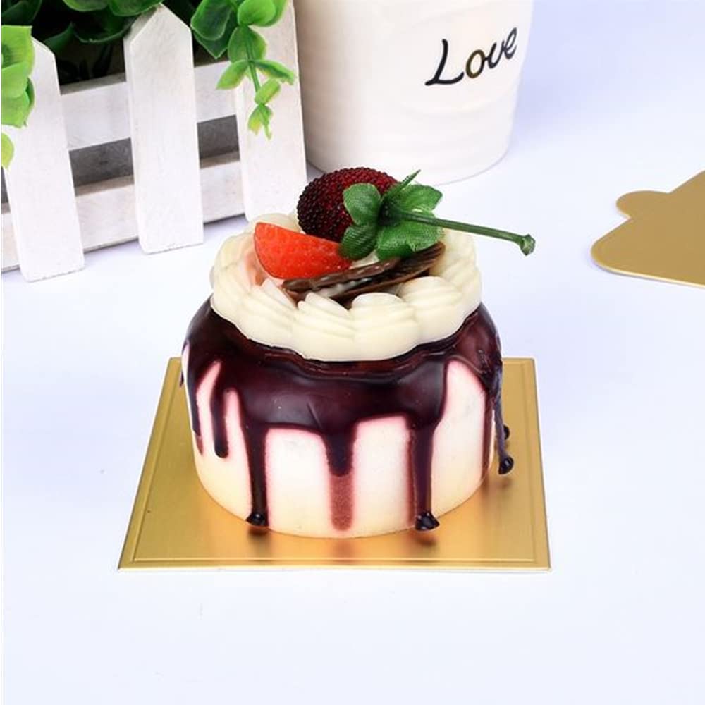 Mini Cake Base/Pastry Base - Square (25 Pieces)