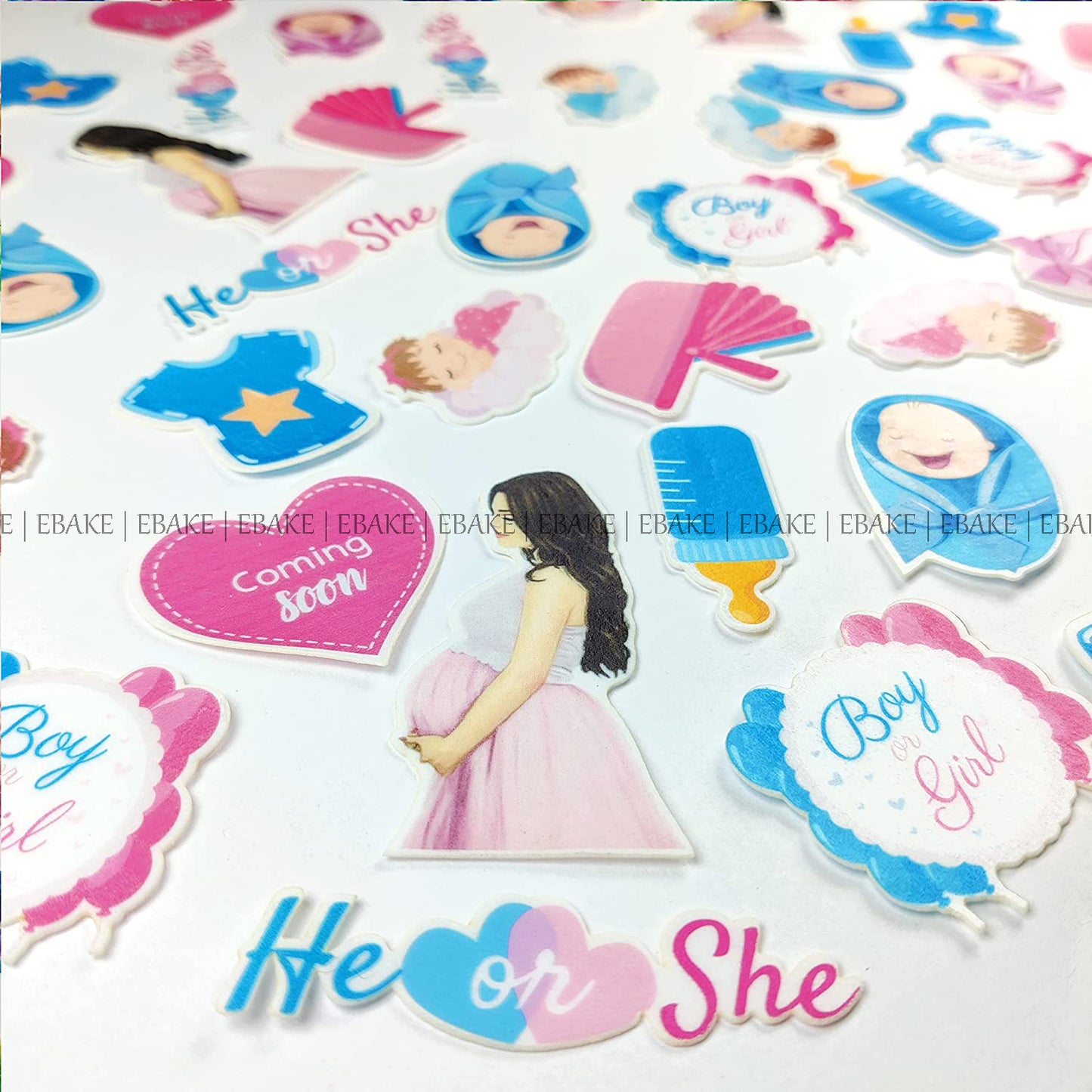 Baby Shower Edible Cake Topper