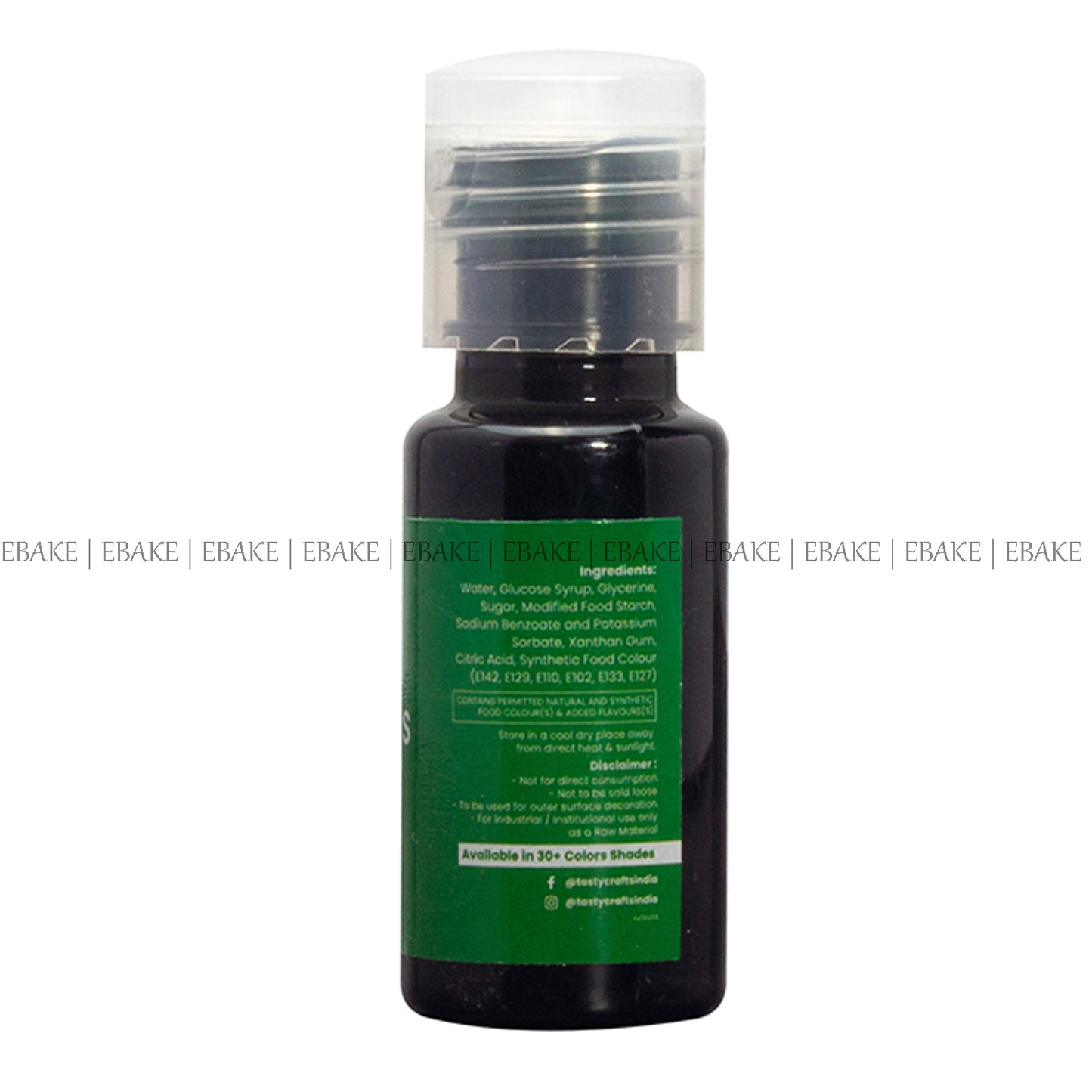 FOREST GREEN Edible Concentrated Gel Colour for Cake Decorating - 20g Bottle