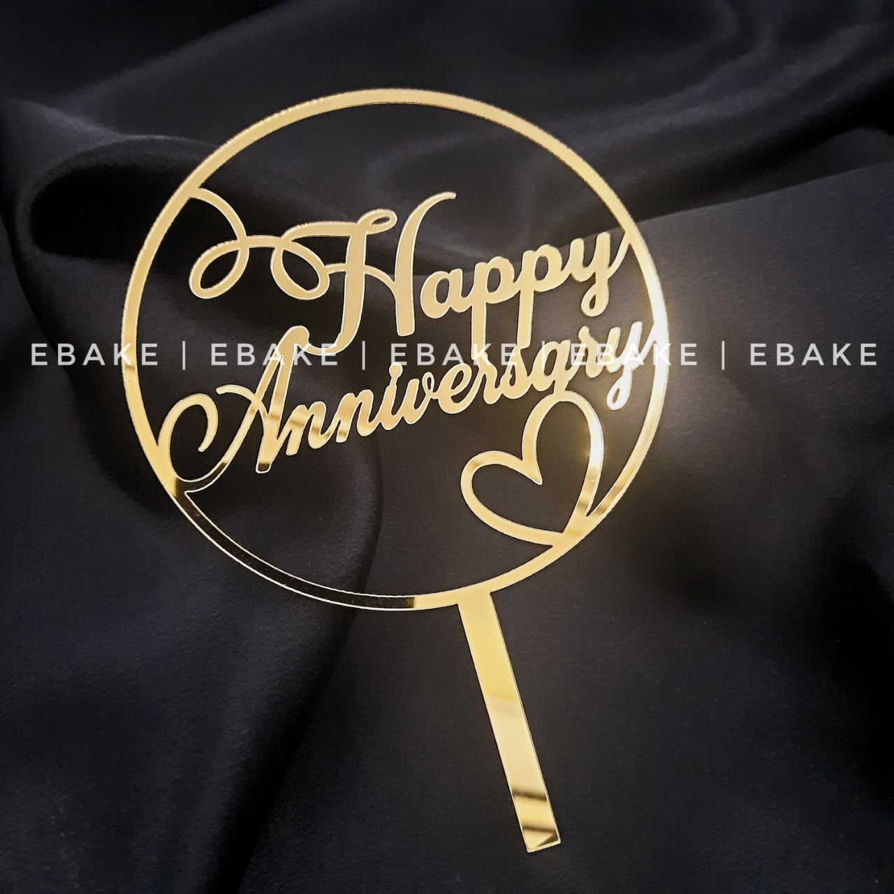 Happy Anniversary Cake Topper