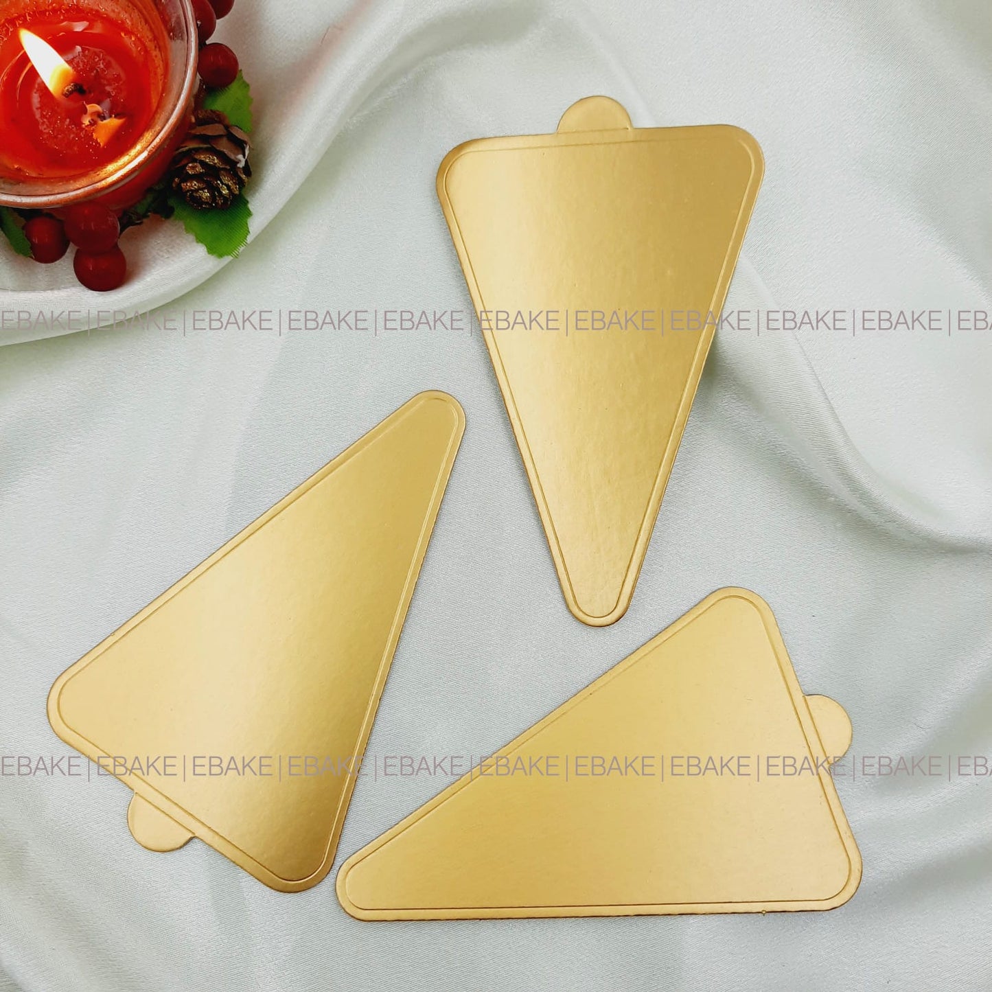 Mini Cake Base/Pastry Base - Triangle (25 Pieces)