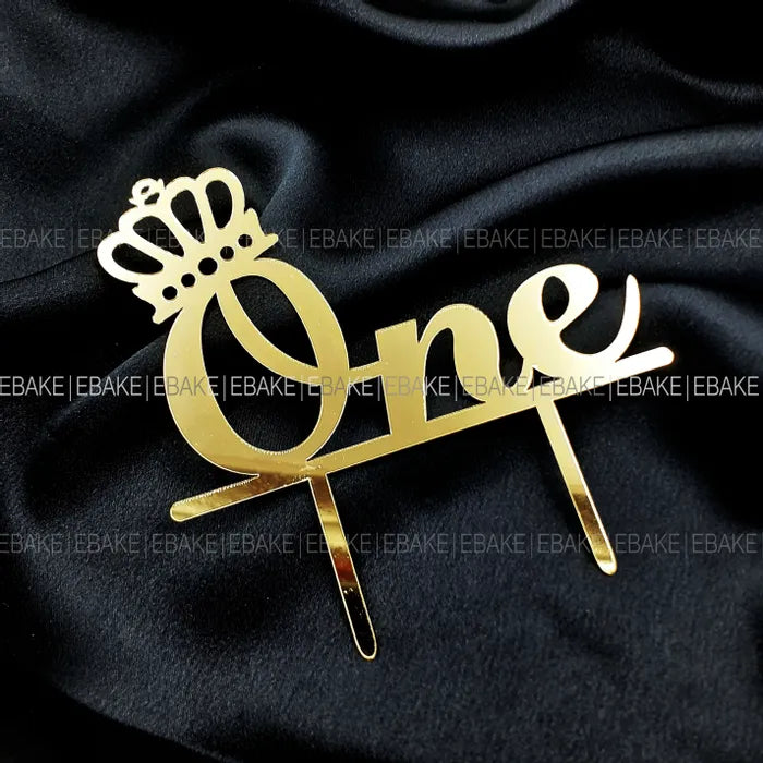 One Cake Topper First Birthday