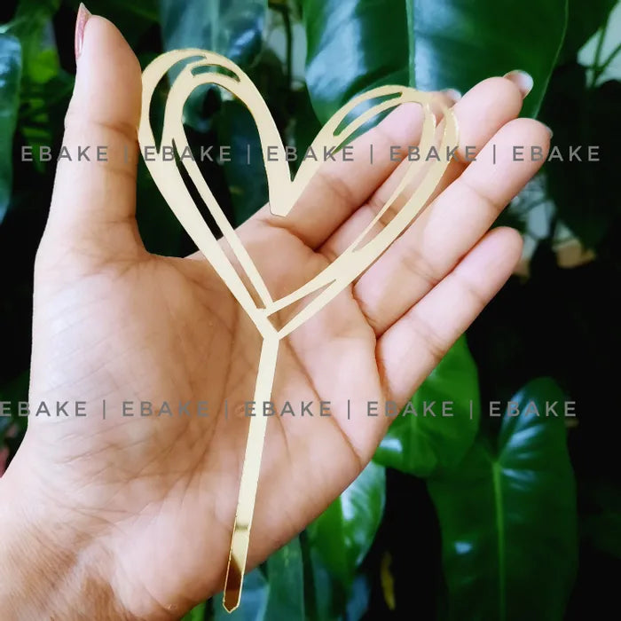 Heart Cake Topper