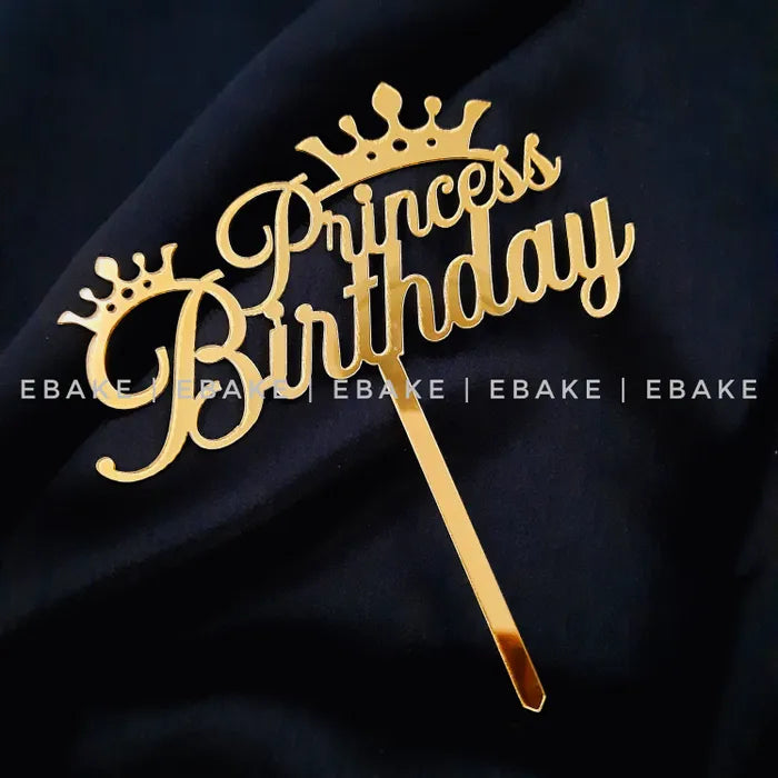 Princess Birthday Cake Topper