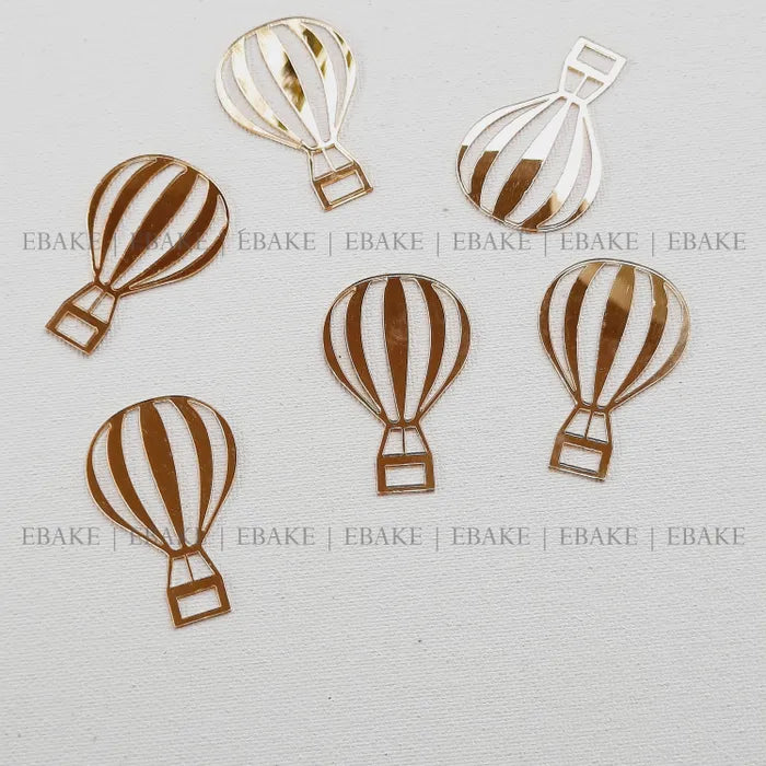 Acrylic Hot Air Balloon Set Of 6