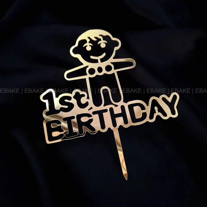 1st Birthday Cake Topper (First Birthday)