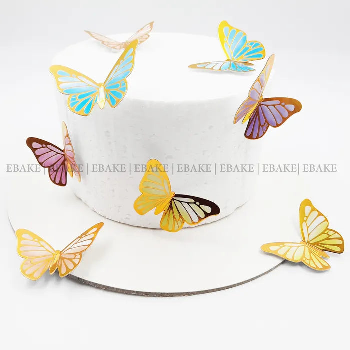 Foldable Paper Butterflies (Set Of 10 Pieces)