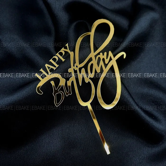 Happy Birthday Cake Topper