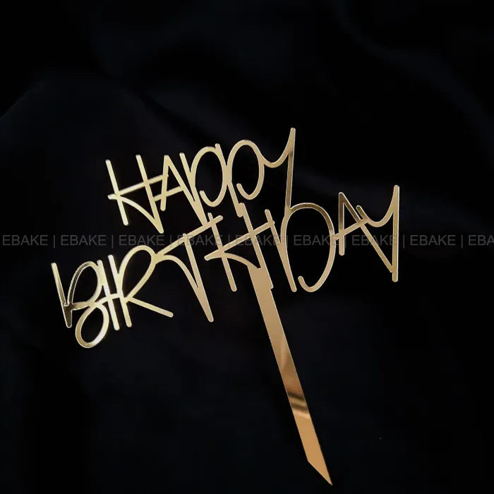 Happy Birthday Cake Topper