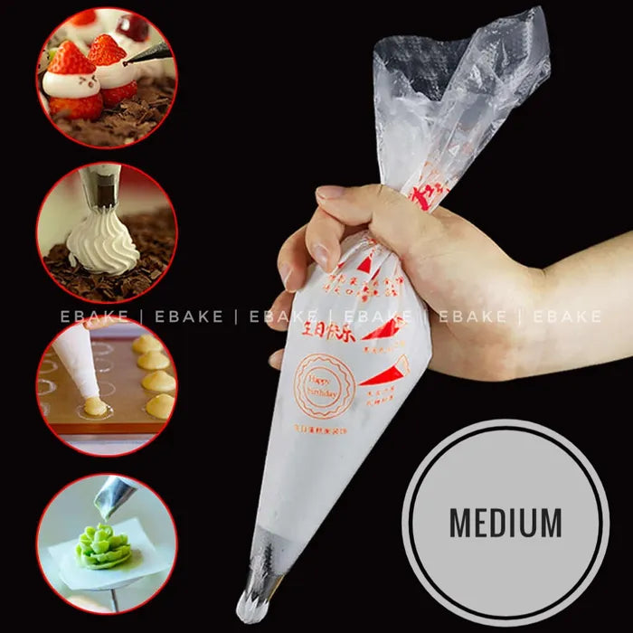 Piping Bag (Medium) Pack Of 100 Pieces - Main Image