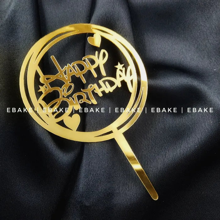 Happy Birthday Cake Topper