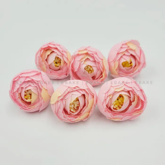 Small Peony - A118 Pink & Yellow (Single Piece)