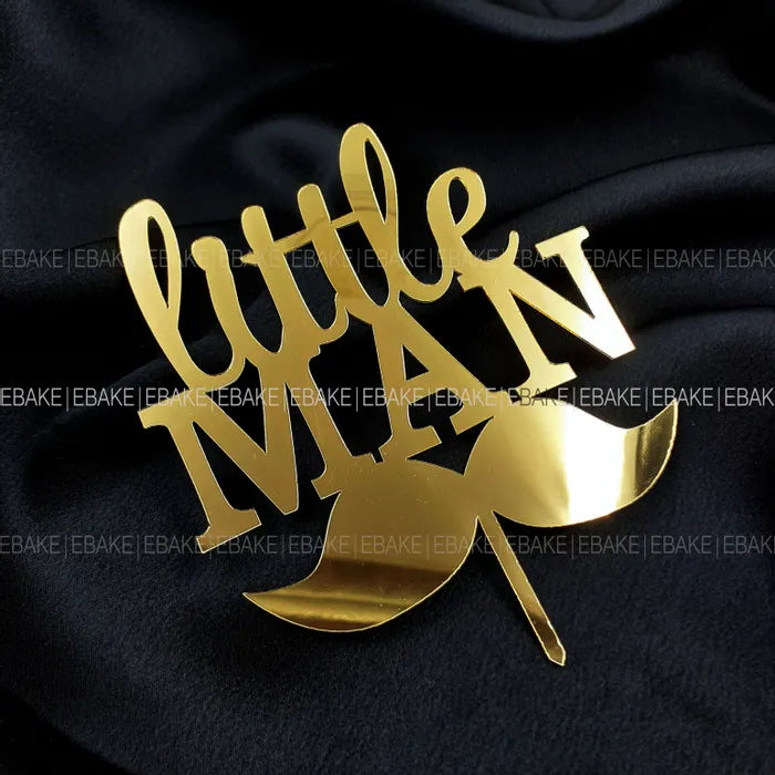 Little Man Cake Topper