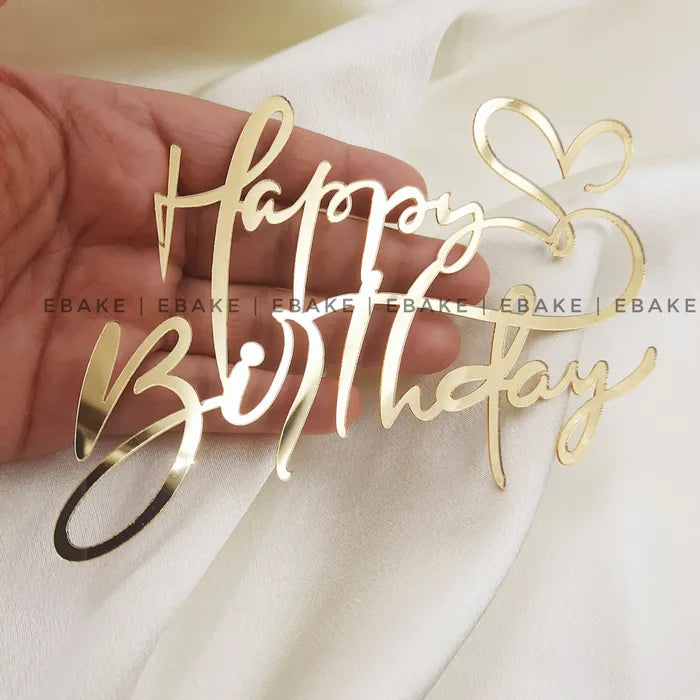 Happy Birthday Cutout/Charm