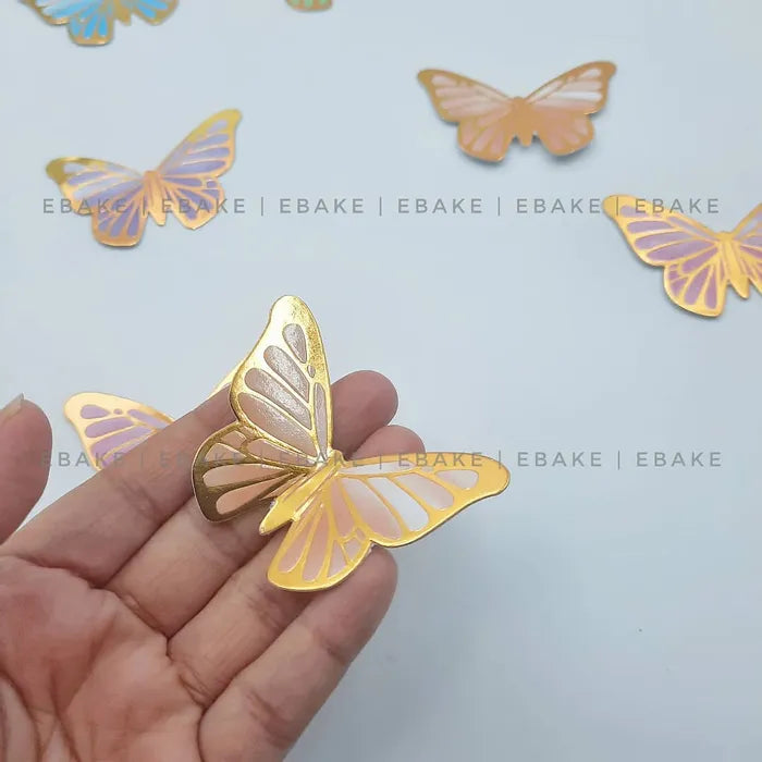 Foldable Paper Butterflies (Set Of 10 Pieces)