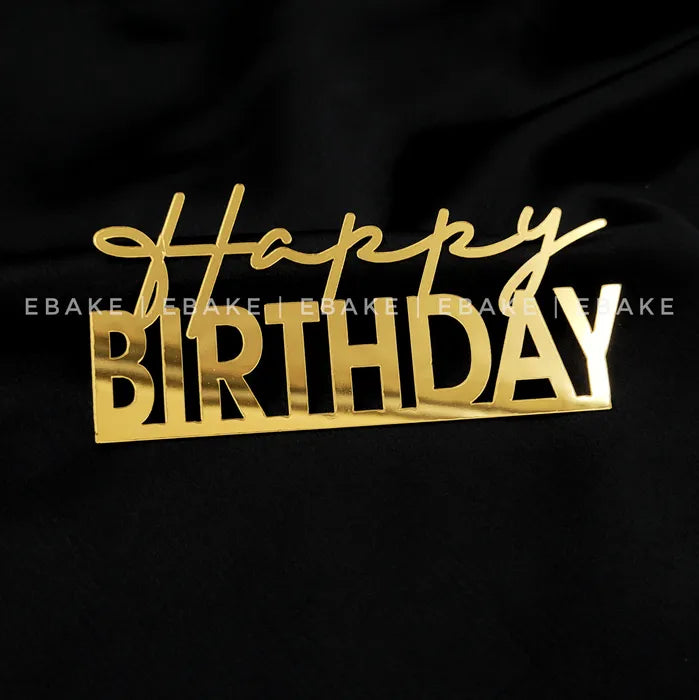 Happy Birthday Cutout/Charm