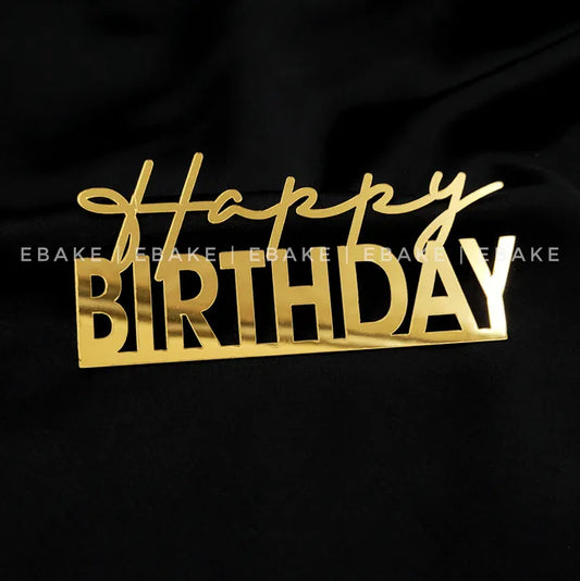 Happy Birthday Cutout/Charm
