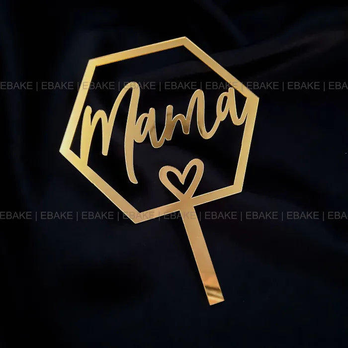 Mama Cake Topper