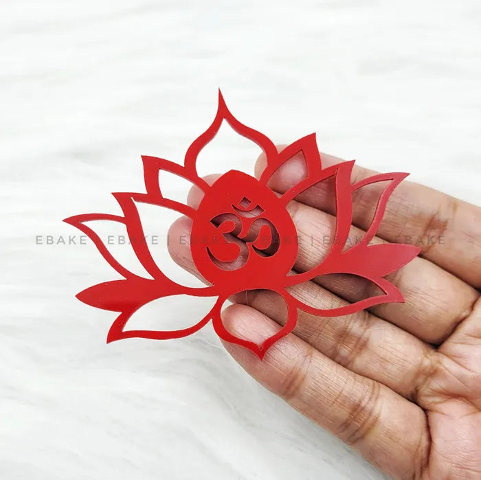 Lotus Cutout Acrylic Kamal 3 Inch (Single Piece)