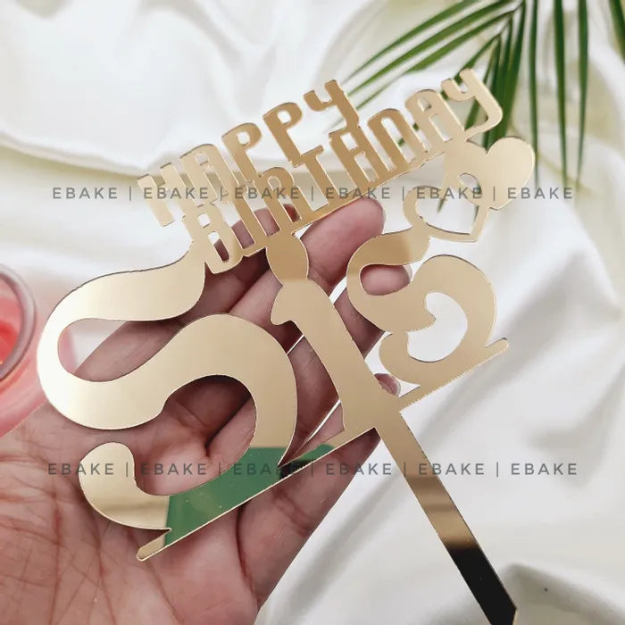 Happy Birthday Sis Cake Topper