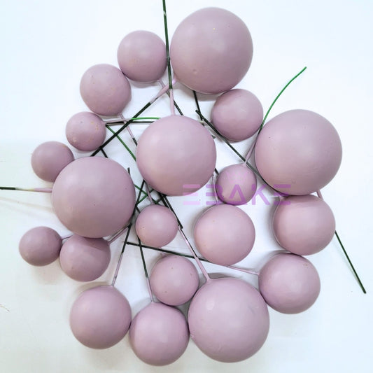 F21 Matte Faux Balls - Pastel Lavender (Set Of 20 Pieces)