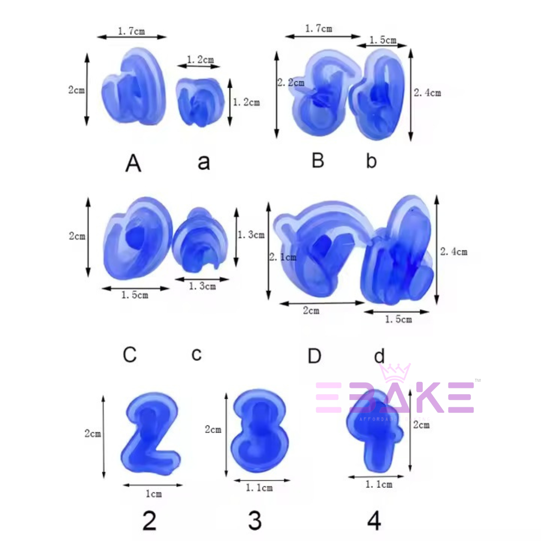 Alphabets Fondant Cutter