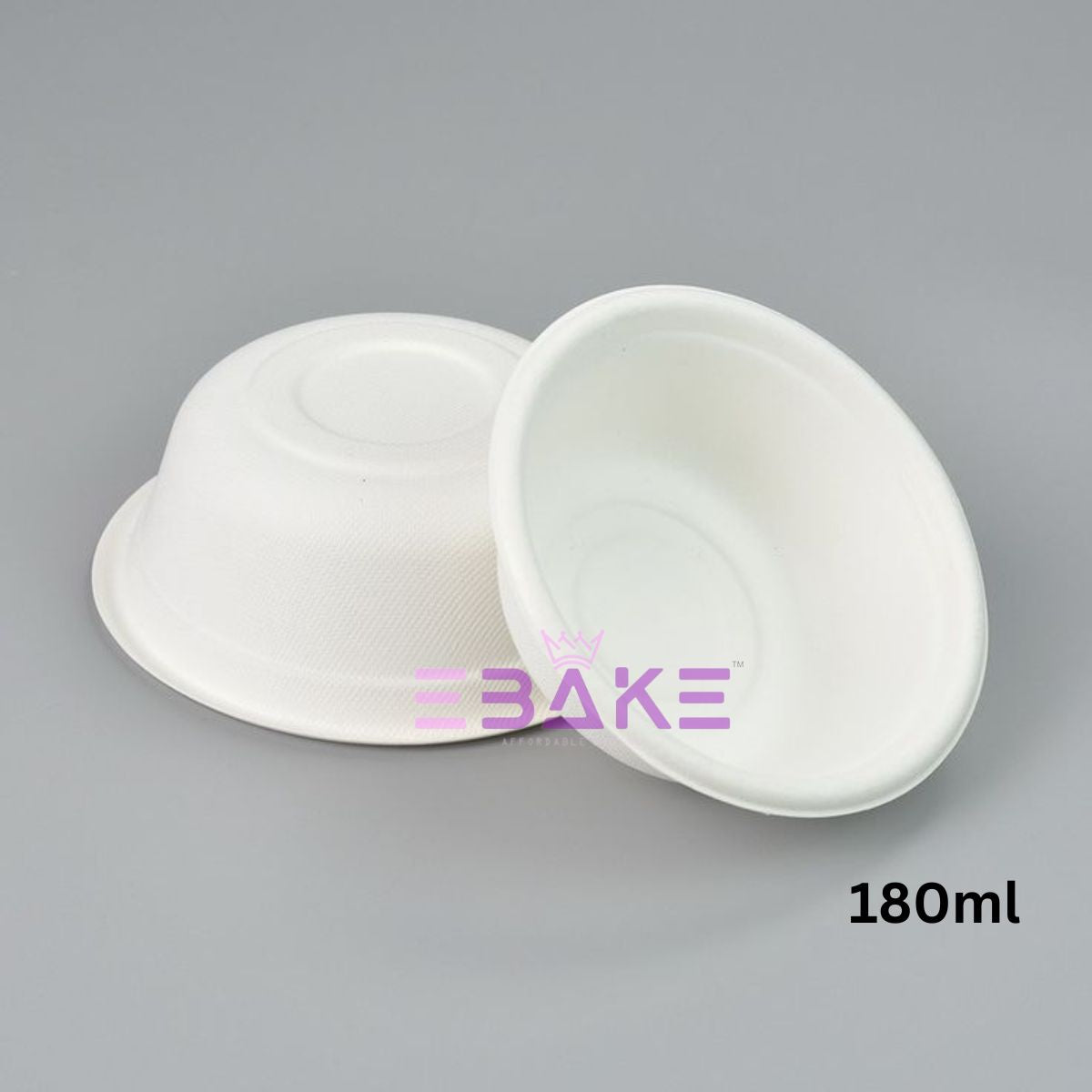 Disposable Paper Bowls 180ml (Bagasse)