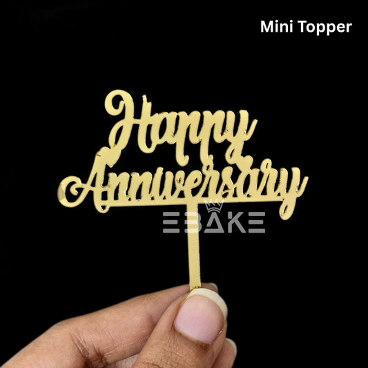 Happy Anniversary Mini Topper new