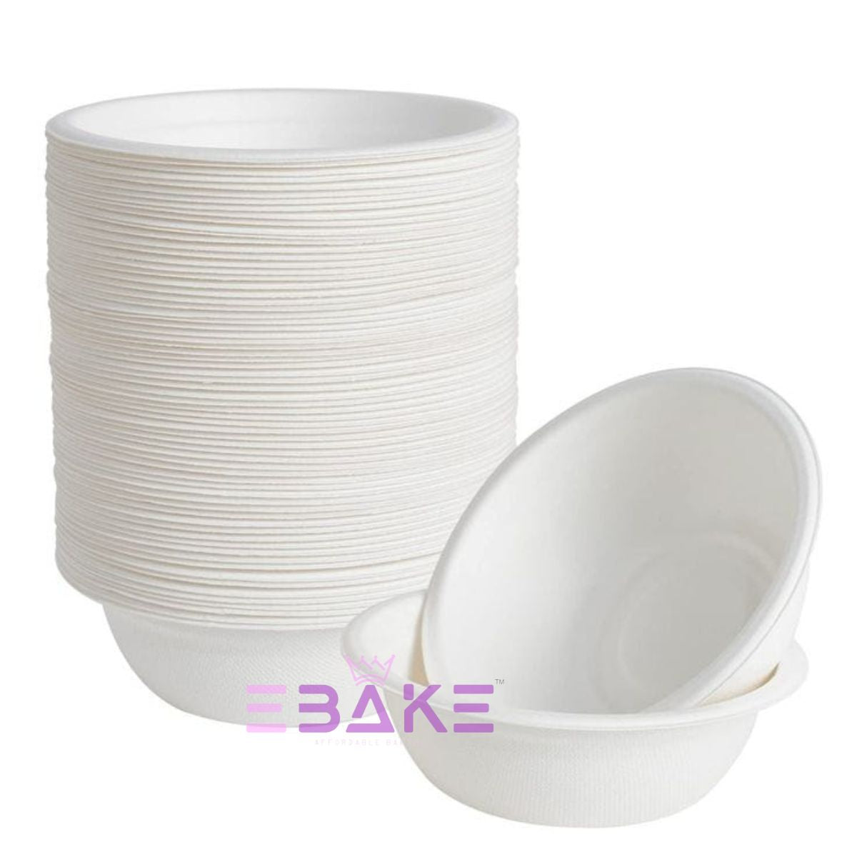 Disposable Paper Bowls 360ml (Bagasse)
