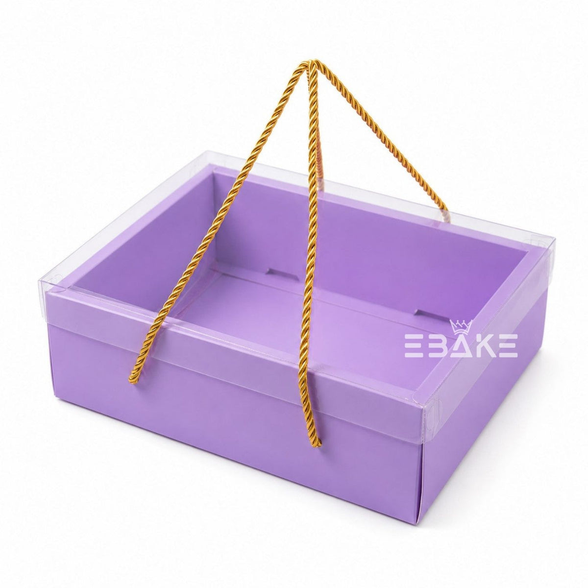 Hamper Box With Transparent Lid (Set of 2)10*8*3
