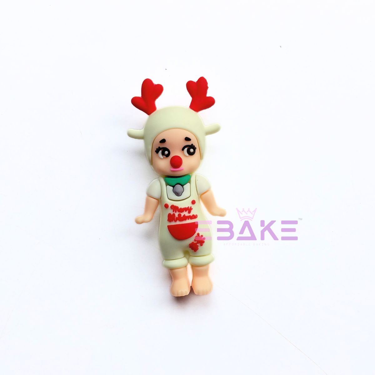 Christmas Figurines Cake Topper (Set of 4 Pcs)