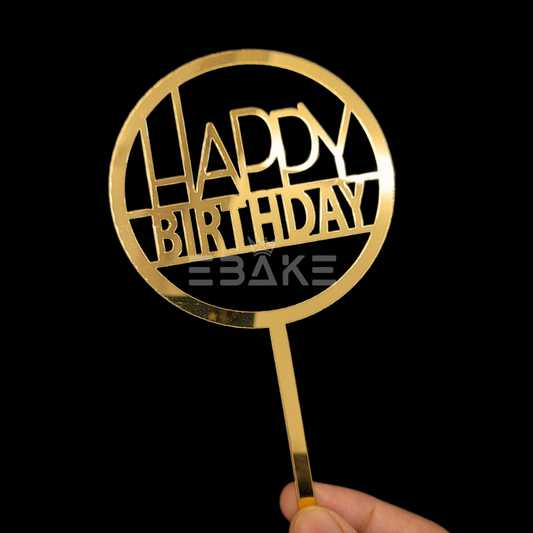 Happy Birthday Cake Topper