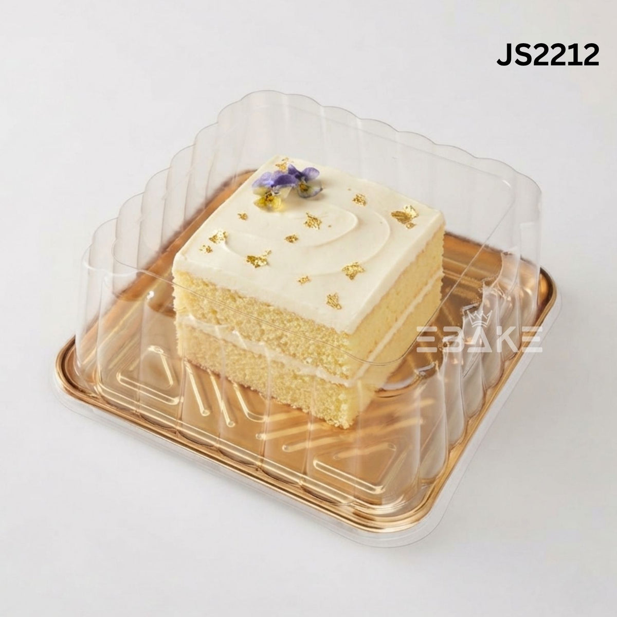 Transparent Cake Box / Pastry Box - JS2212 (25.5*21.5*9.5cm) Set of 5