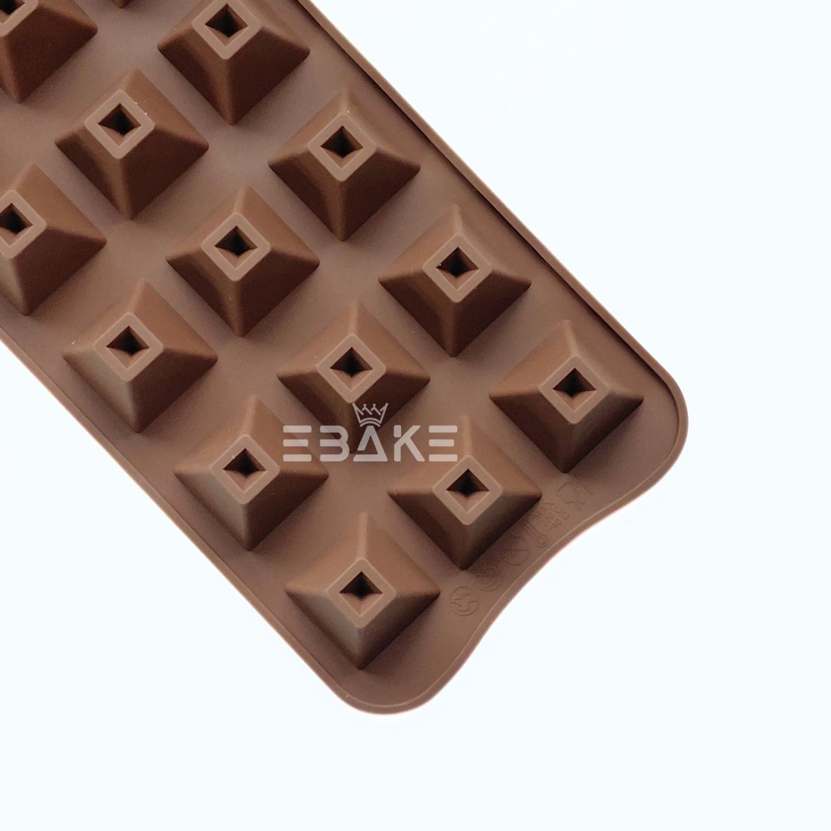 15 Cavity Mini Pyramid Chocolate Silicone Mould