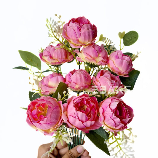 A1827 Peony Bunch With Fillers