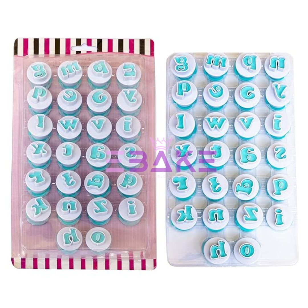 Alphabets Cookie/Fondant Plunger Cutter Lowercase