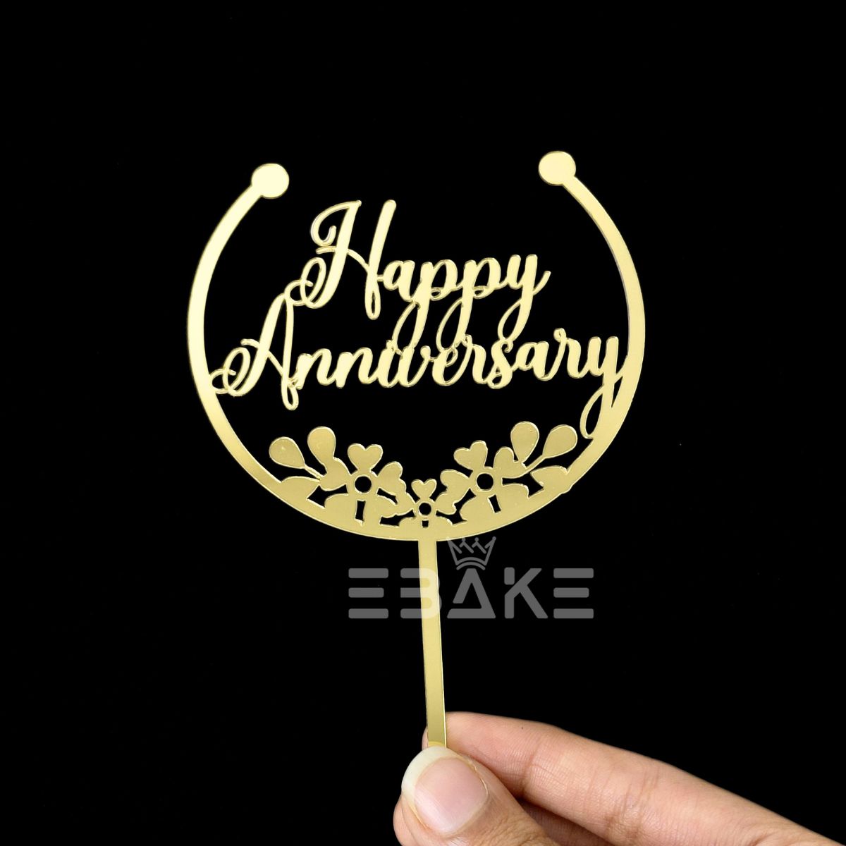 Happy Anniversary Cake Topper