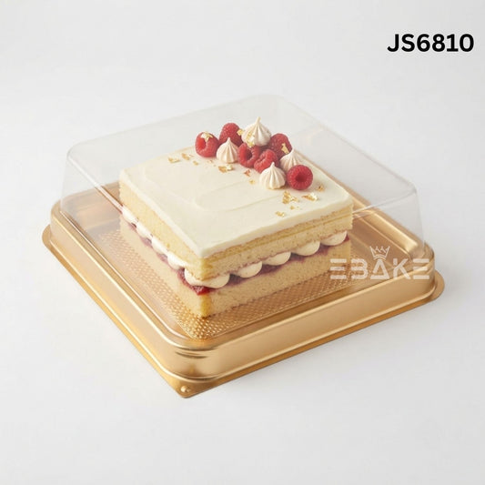 Transparent Cake Box / Pastry Box - JS6810 (25.5*20*8cm) Set of 5