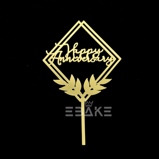 Happy Anniversary Cake Topper