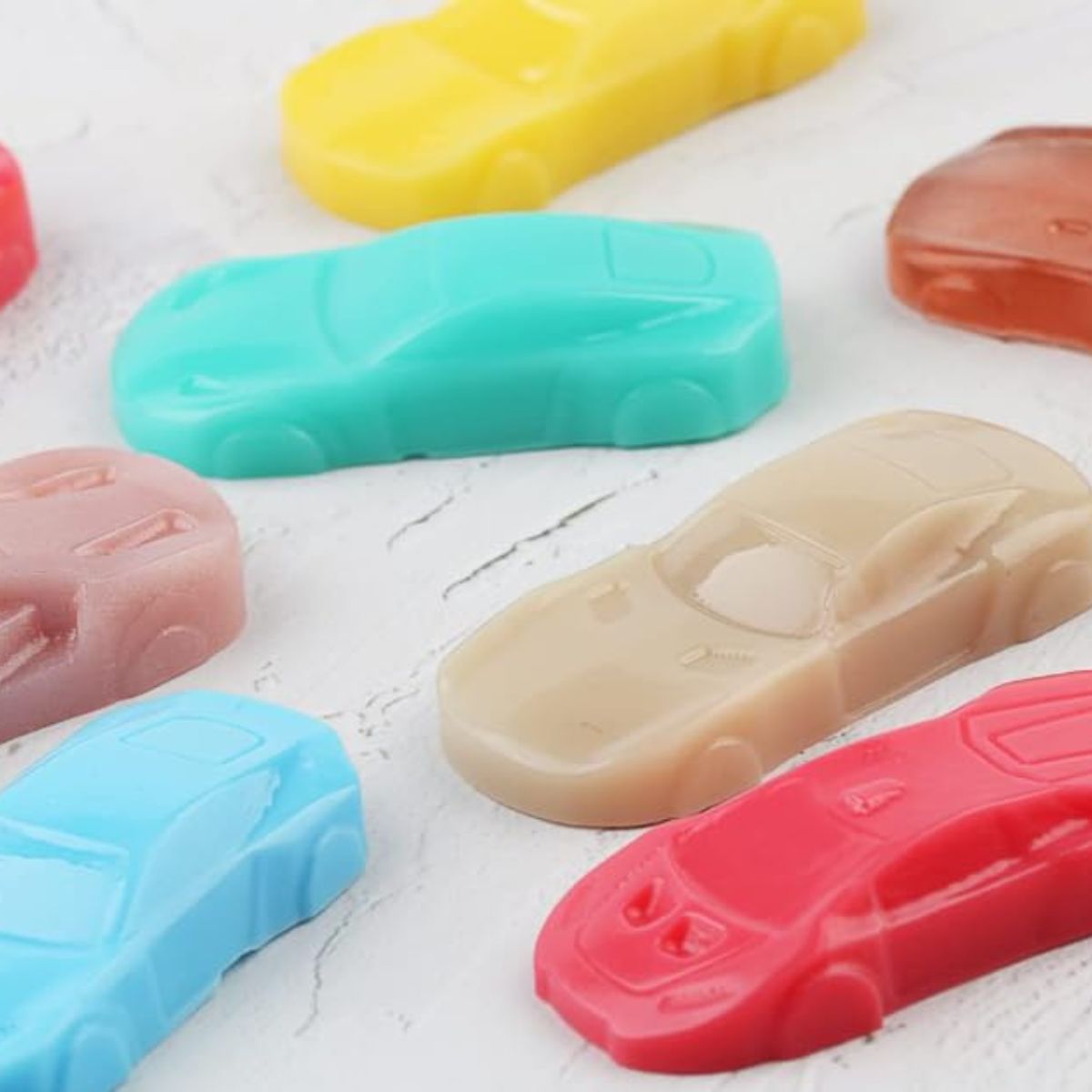 10 Cavity Car Shape Chocolate Silicone Mould