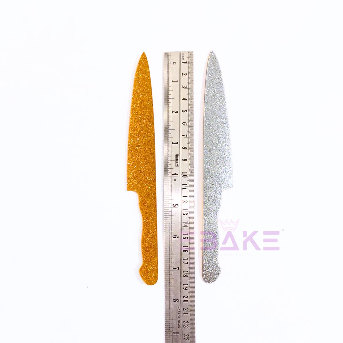Acrylic Cake Knife- Set of 10 (Minor Bend -Sale Item)