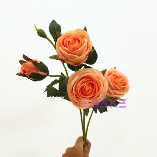 A1765 Premium Lifelike Rose Bunch Medium