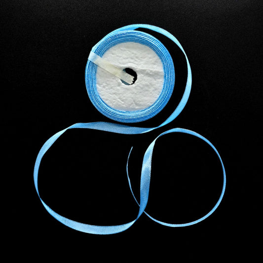 Blue Satin Ribbon 0.25 Inch