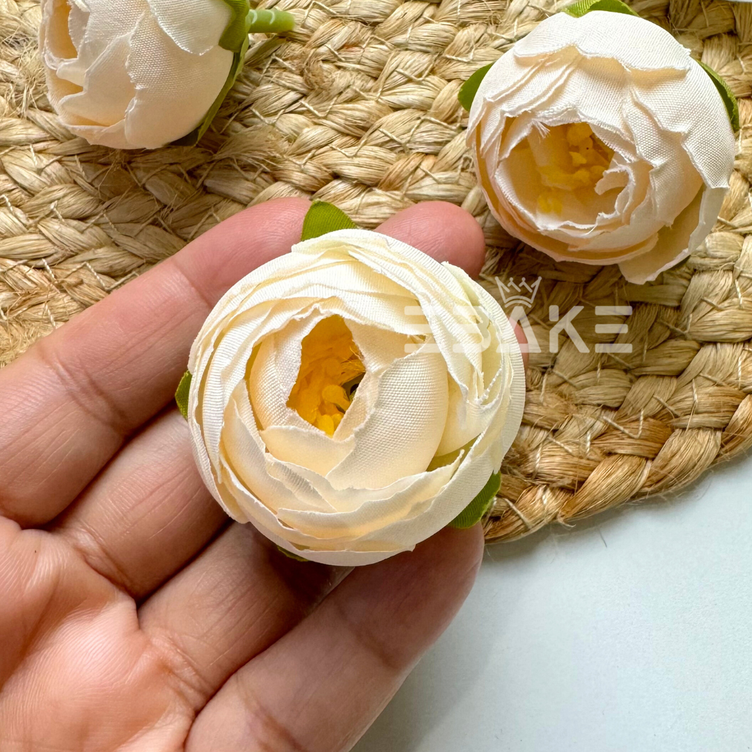 Small Peony - A1197 Cream (Single Piece)