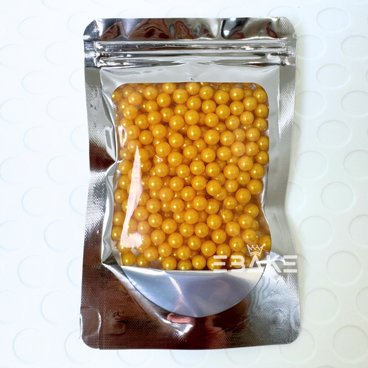 Golden Pearl Sprinkles (100g) Sugar Balls 8mm