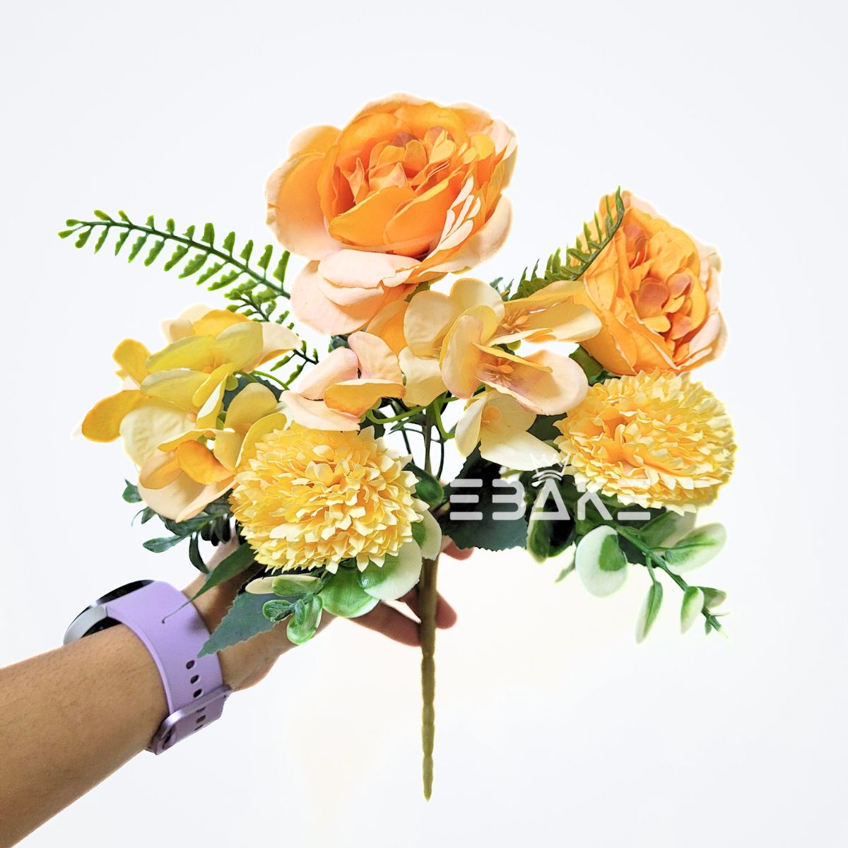 A1731 Rose Bunch With Carnations And Hydrangea