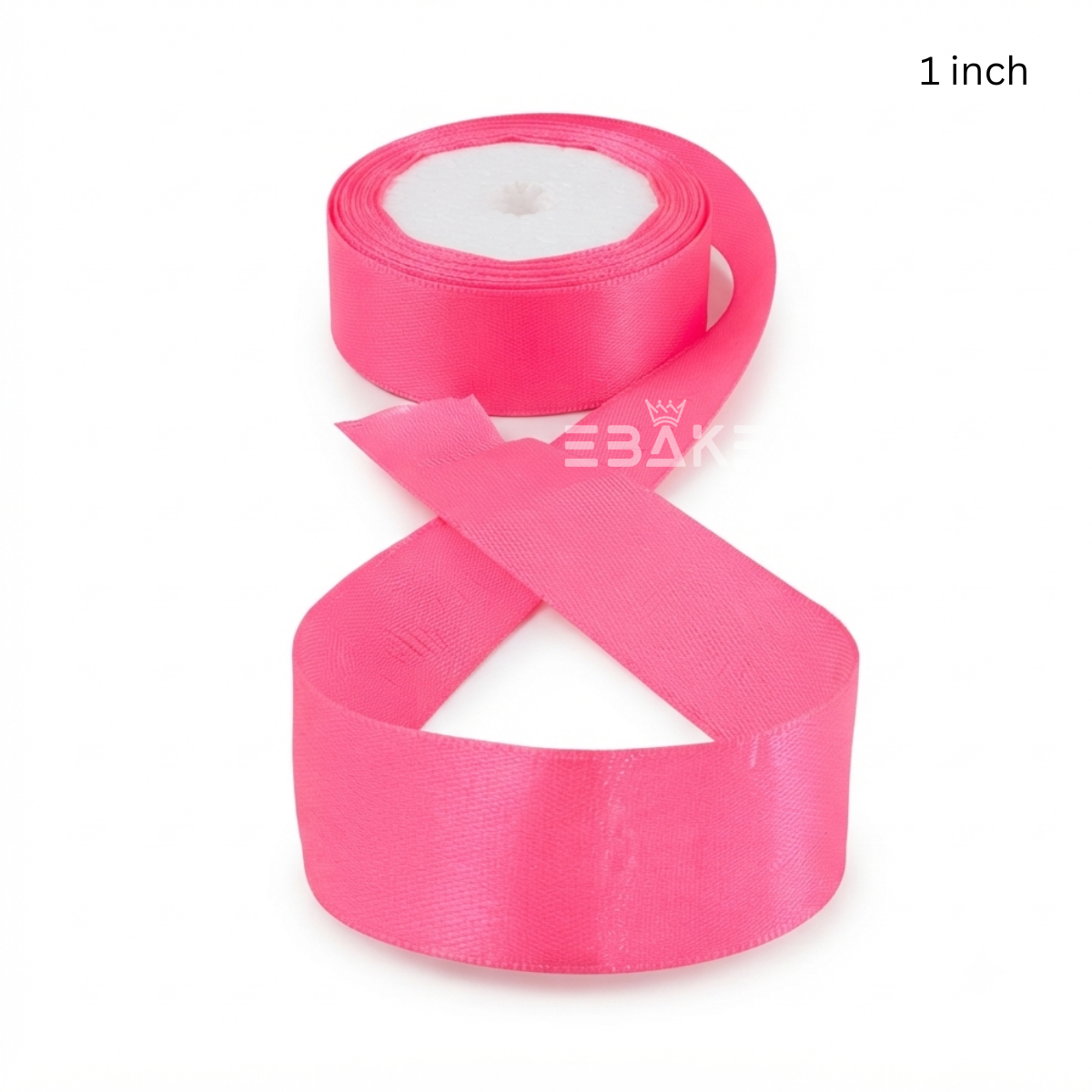 Rani Pink Satin Ribbon 1 Inch (Single Piece)